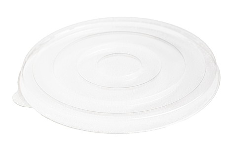 Крышка ПЭТ круглая плоская к контейнеру 750/1000 мл., OSQ Round Bowl, flat lid (45шт/уп) /45/270/