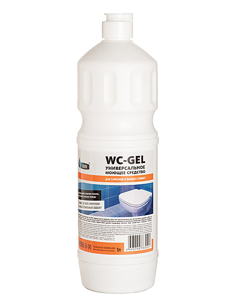 Универсальное моющее ср-во для для санузлов и ванной от плесени (кислота) RAIN 1л, флип-топ /12/