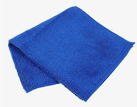 Салфетка микрофибра универсальная 220 гр/м2, 30х30 см, синяя /400/