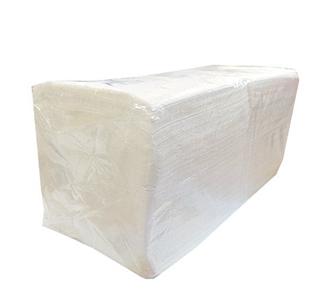 Салфетки бумажные белые 2-сл.,  250шт/уп., 240*240 мм /18/