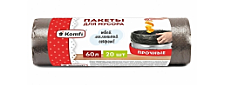 Мешок мусор. 60л. 8 мкм/20 шт, Komfi (рулон) /50/