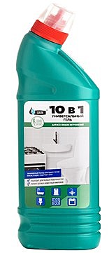 Гель чистящий для сантехники 10в1, RAIN (усиленный хлор) 750мл /15/