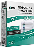 Стиральный порошок, WHITE, коробка, RAIN, 450гр /11/