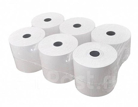 Лента кассовая 80*18 мм, 70 м, термочувствительная, плотная, 58гр/м2 (блок 8 шт) /48/