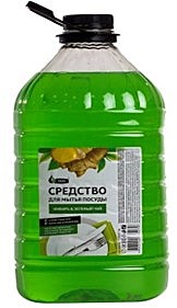 Средство для мытья посуды имбирь-зеленый чай RAIN, ПЭТ, 5л /2/