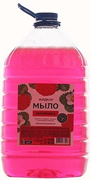 Жидкое мыло, антибактериальное, RAIN, земляника, ПЭТ, 5л /2/