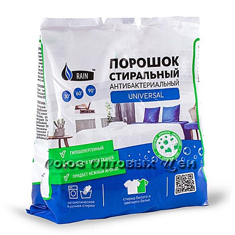 Стиральный порошок, UNIVERSAL, RAIN, 350гр /30/