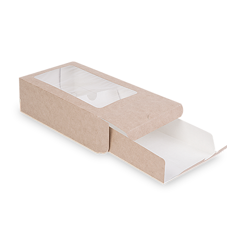 Контейнер с окном крафт OSQ MB 12 180*107*55мм, (50шт/уп)  /300/