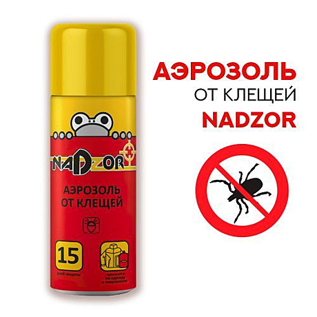 Спрей от клещей Nadzor, 100мл /36/