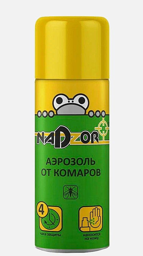 Спрей от комаров и мошек, Nadzor, 100мл /36/