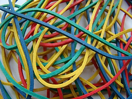 Резинки для денег, 60 мм, 50гр в упаковке, цвет: mix /400/